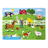 Melissa & Doug Song Puzzle - Old MacDonald's Farm 8pc