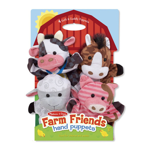 Melissa & Doug Hand Puppets - Farm Friends