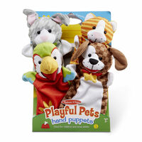 Melissa & Doug Hand Puppets - Playful Pets