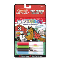 Melissa & Doug On The Go - Magicolor - Colouring Pad - Farm Animals