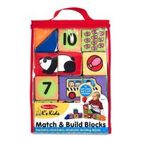 Melissa & Doug K' Kids - Match & Build Blocks
