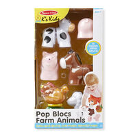 Melissa & Doug K' Kids - Pop Blocs Farm Animals