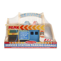 Melissa & Doug Service Station Parking Garage