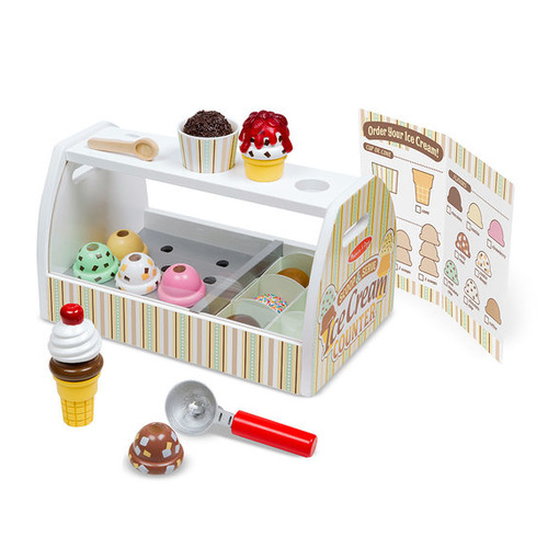 Melissa & Doug Kitchen Play - Scoop & Serve Ice Cream Counter