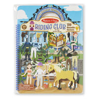 Melissa & Doug Reusable Puffy Sticker Activity Book - Riding Club