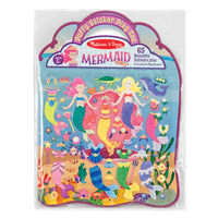 Melissa & Doug Reusable Puffy Sticker Play Set - Mermaid