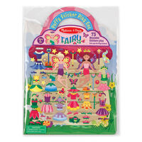 Melissa & Doug Reusable Puffy Sticker Play Set - Fairy