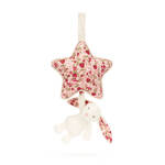 Jellycat Blossom Cream Bunny 'Berry' Musical Pull