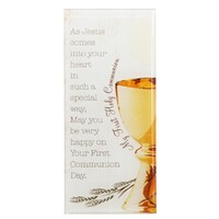 Glass Plaque - First Holy Communion