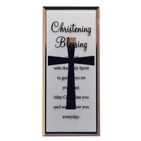 Mirror Plaque - Christening Blessing