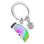 Metalmorphose Keychain - Ski Goggles with Snowflake