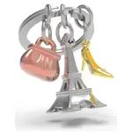 Metalmorphose Keychain - Eiffel Tower, Coffee & Croissant