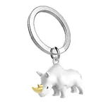 Metalmorphose Keychain - White Rhino