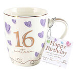 16th Birthday Sweet Heart Mug