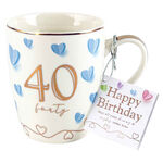 40th Birthday Sweet Heart Mug