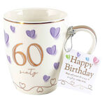 60th Birthday Sweet Heart Mug