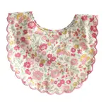 Alimrose Scallop Bib - Rose Garden