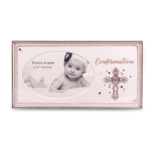 Glass Confirmation Photo Frame