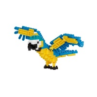 Nanoblock Animals - Blue And Yellow Macaw