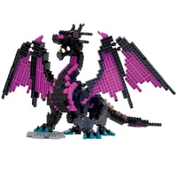 Nanoblock Animals - Deluxe Dragon Purple And Black