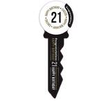 21st Birthday Black & Gold Key