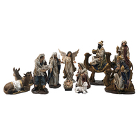 Religious Gifting Christmas Nativity Set With Camels - 11 Pieces