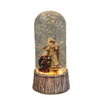 Religious Gifting Christmas Dome Water Lantern - Nativity