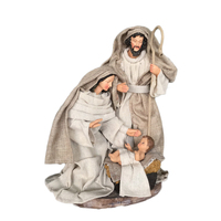 Religious Gifting Christmas Fabric Nativity Scene - Holy Family