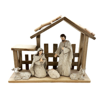 Religious Gifting Nativity Set With Stables - 5PCS
