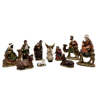 Religious Gifting Nativity Set With Camels - 11 Piece
