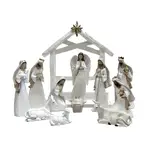 Nativity Set & Stable - 11 Piece