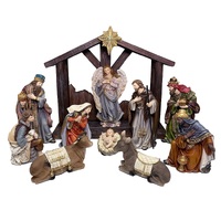 Religious Gifting Christmas Nativity Stable Set - 11pc