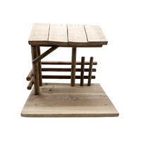 Religious Gifting Nativity Wooden Stable for 150mm Figures