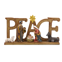 Peace with Nativity Scene