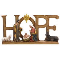 Hope with Nativity Scene
