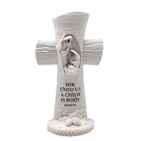 Religious Gifting Christmas Holy Family Standing Cross