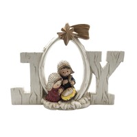 Religious Gifting Nativity Holy Family Scene With Joy