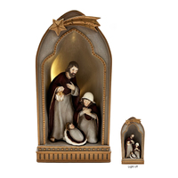 Religious Gifting Nativity Scene Holy Family with Arch 24cm 