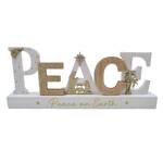 Wooden Nativity Piece - Peace