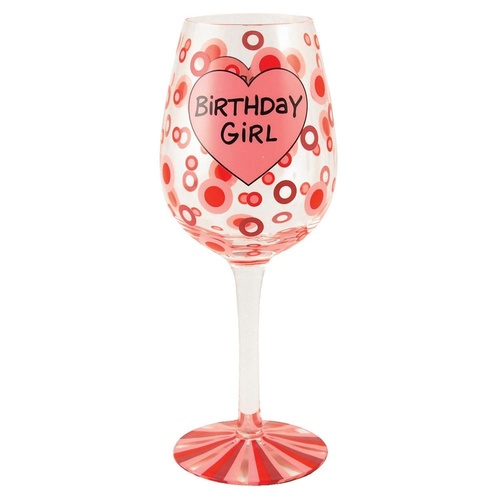 Our Name is Mud Collection - Birthday Girl Wine Glass