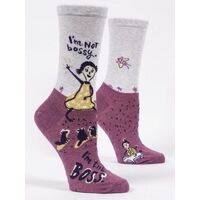 Blue Q Womens Crew Socks - I'm Not Bossy