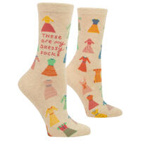 Blue Q Womens Crew Socks - These Are My Dressy Socks