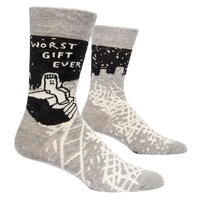 Blue Q Mens Crew Socks - Worst Gift Ever