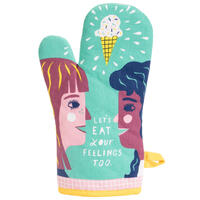 Blue Q Oven Mitt - Let's Eat Your Feelings