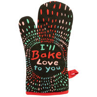 Blue Q Oven Mitt - Bake Love To You