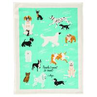 Blue Q Tea Towel - People To Meet: Dogs