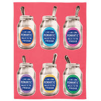 Blue Q Tea Towel - I Like Long Romantic Walks To The Fridge