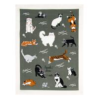 Blue Q Tea Towel - People I Love: Cats