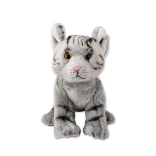 DEMDACO Baby Small Plush - Grey Tabby Cat