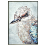 NF Living Wall Art - Left Kookaburra Painting 63x93cm